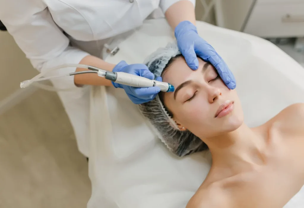 Spa facial treatment